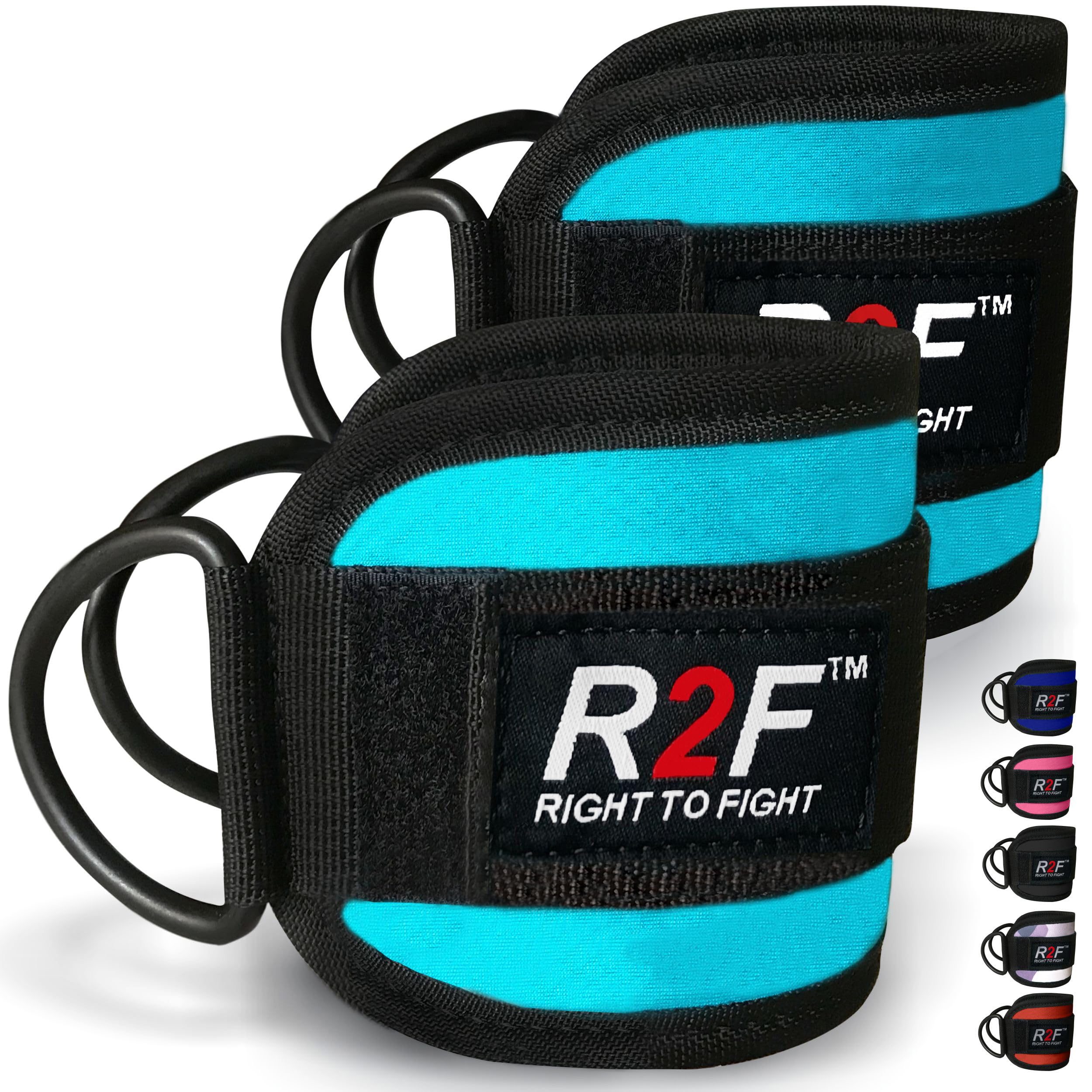 RitFit Set Fitness Con Cuscinetto Bilanciere, Fascia Elastica, 2 Cinghie Caviglia E Borsa Nera