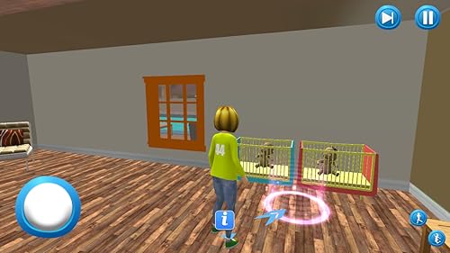 Jogo de simulador de vida familiar 3D para bebês gêmeos virtuais reais