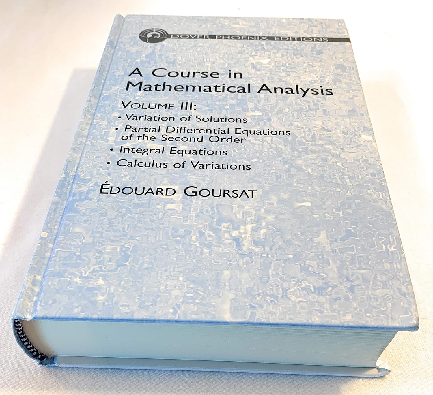A Course in Mathematical Analysis Volume 3 Variation of