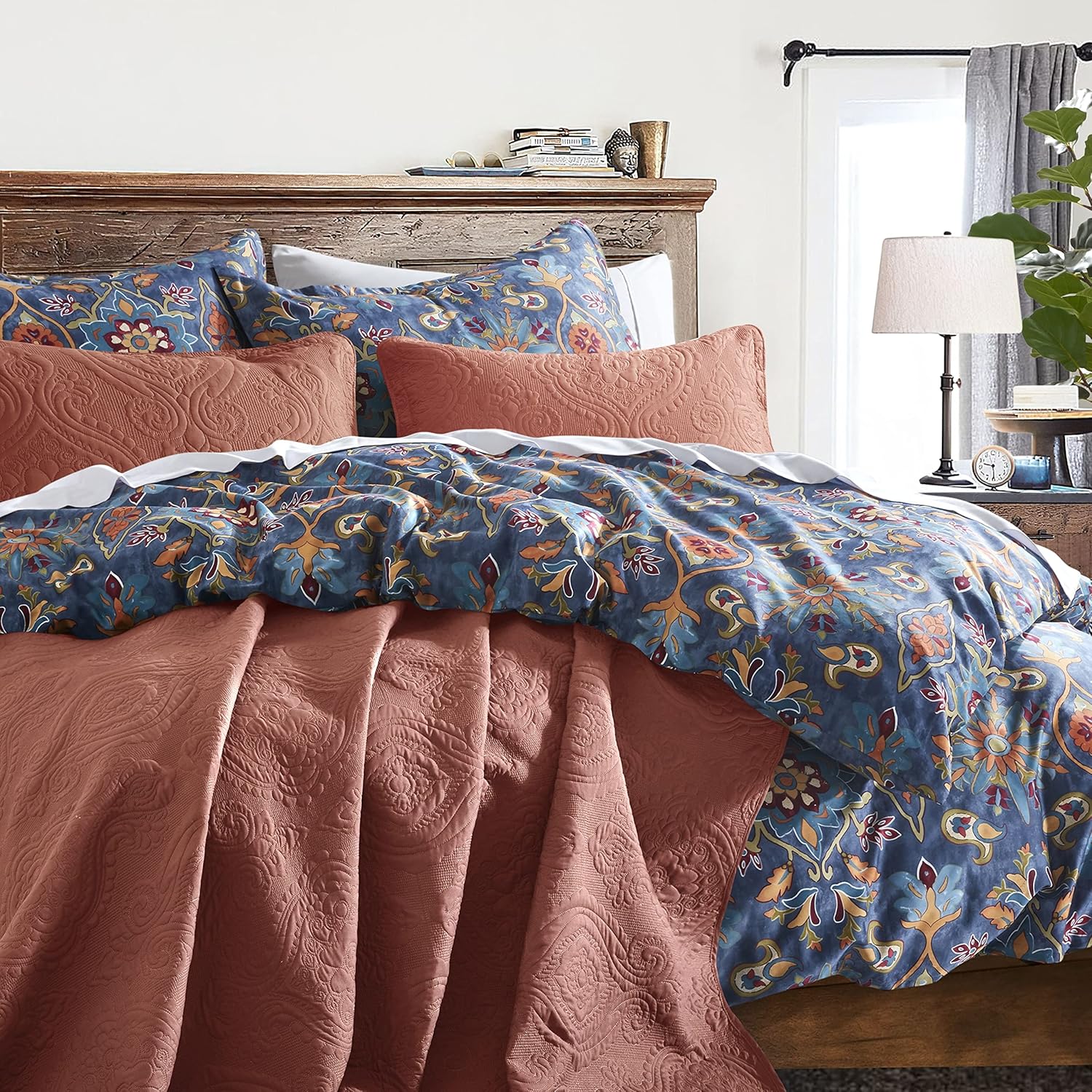 Get Bed Ready Damask Bohemian Paisley Duvet Cover