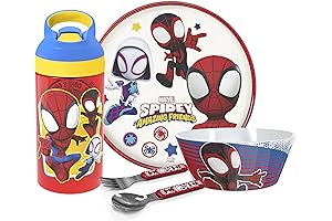 zak! designs Marvel Spider-Man Spidey and His Amazing Friends 5-Piece Dinnerware Set
