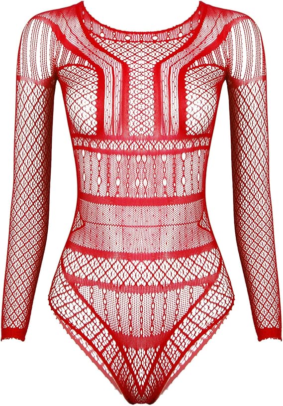 Lingerie Da Donna Body A Rete Abito Calza Intimo Babydoll - Foto 13