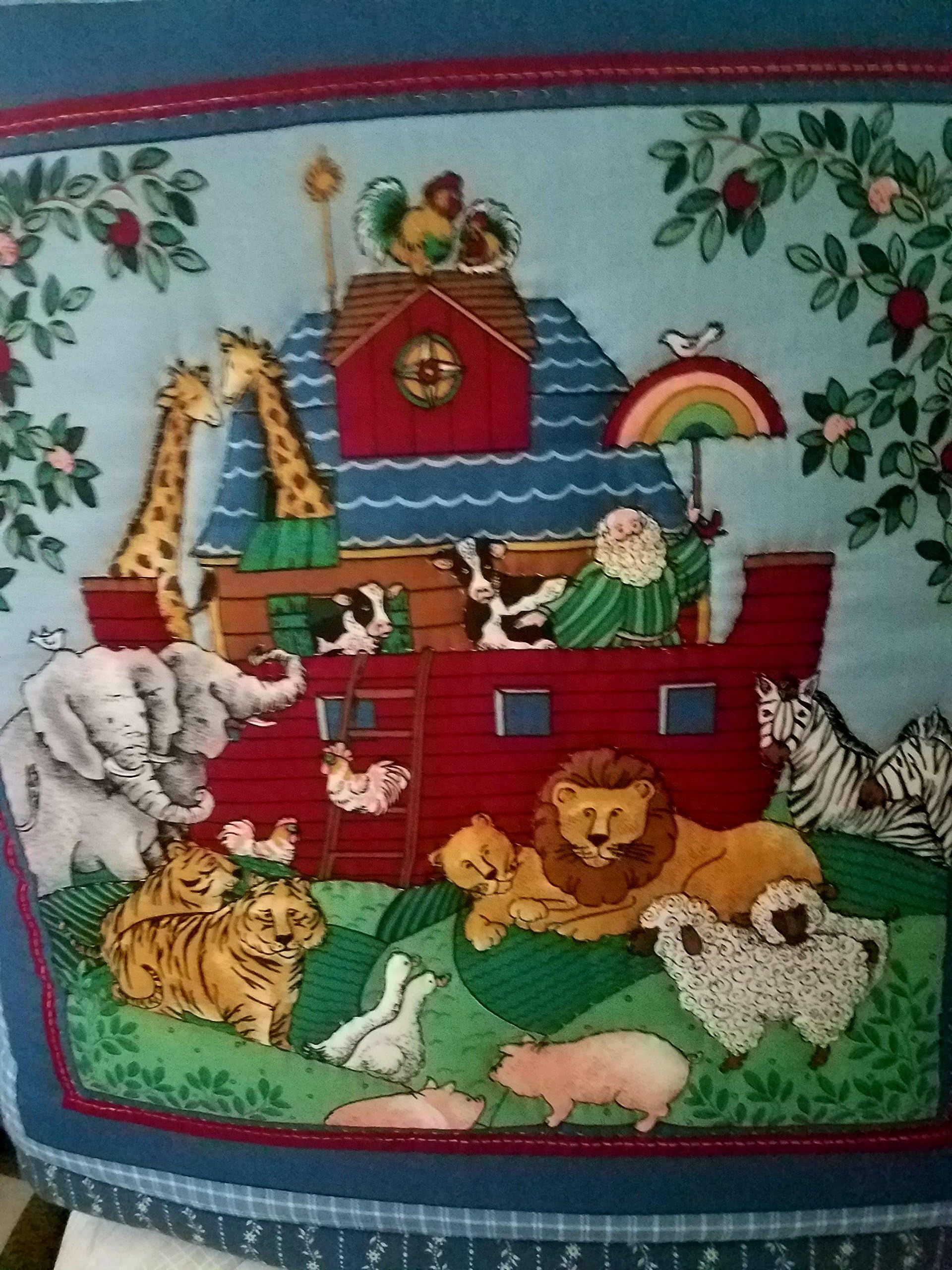 Amish Handmade Noah's Ark Quillow