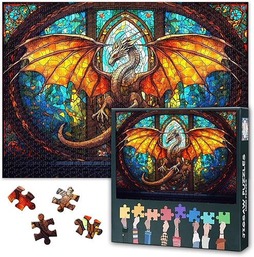 Miniatura 7 de Rompecabezas para adultos – Azulejo de cerámica de estilo mexicano multicolor, brillante y colorido, 28 x 20 pulgadas, detalles intrincados juegos