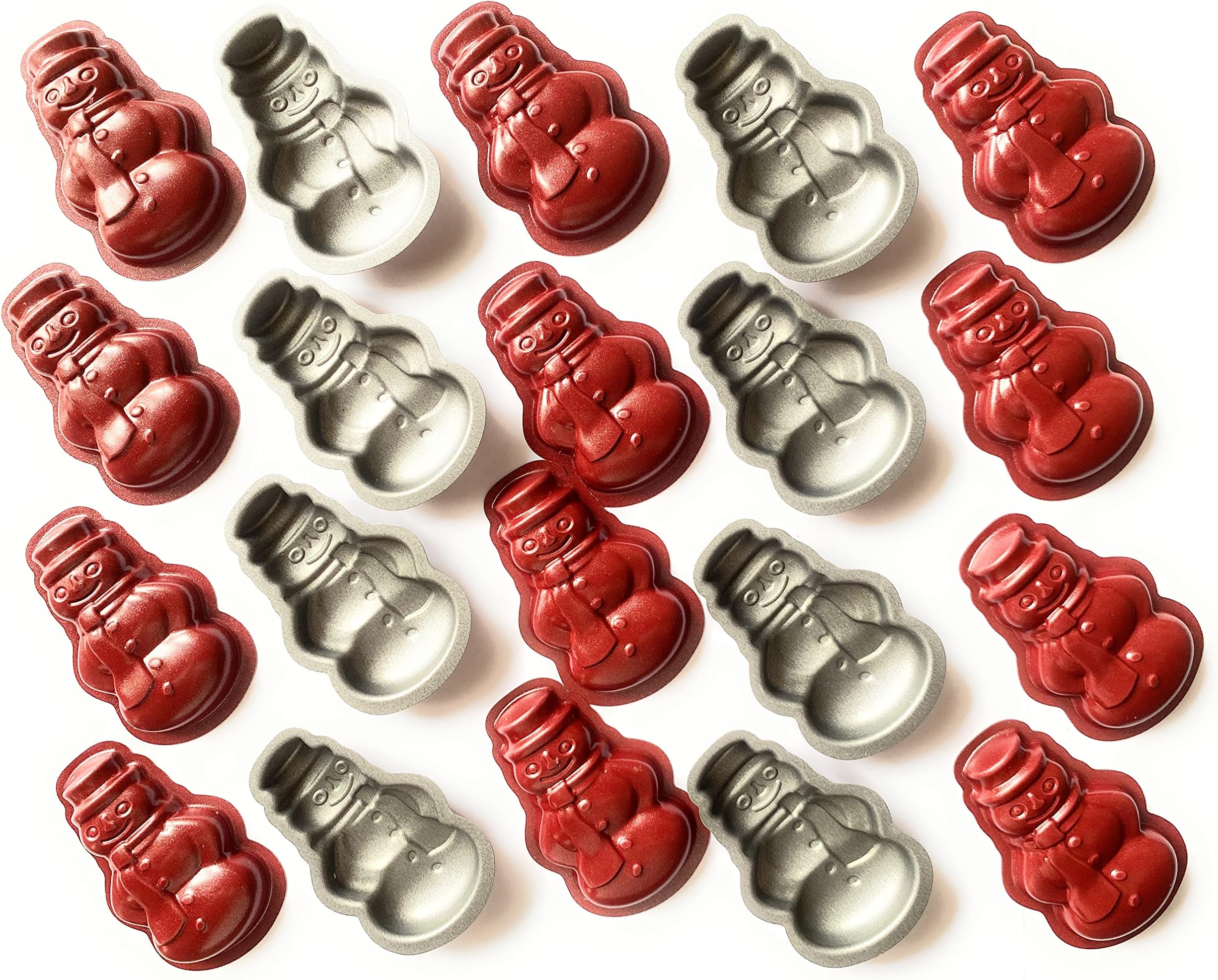 Tart Pan Mold - Tartelette Christmas Tartelette Non-Stick Coating Bakeware Set - Bakeware 20 pcs Set