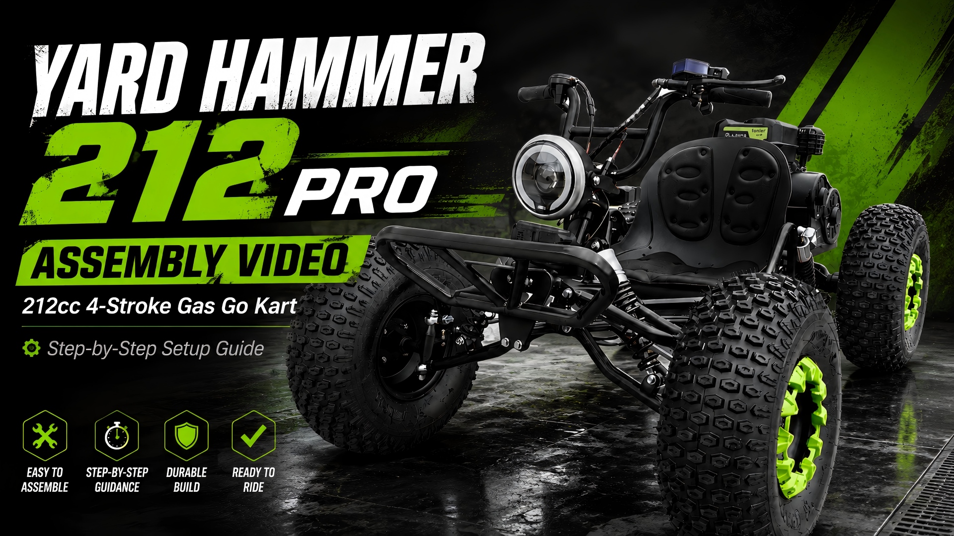 Amazon.com: Dirt Trail 212cc Gas Powered Off-Road Go Kart for