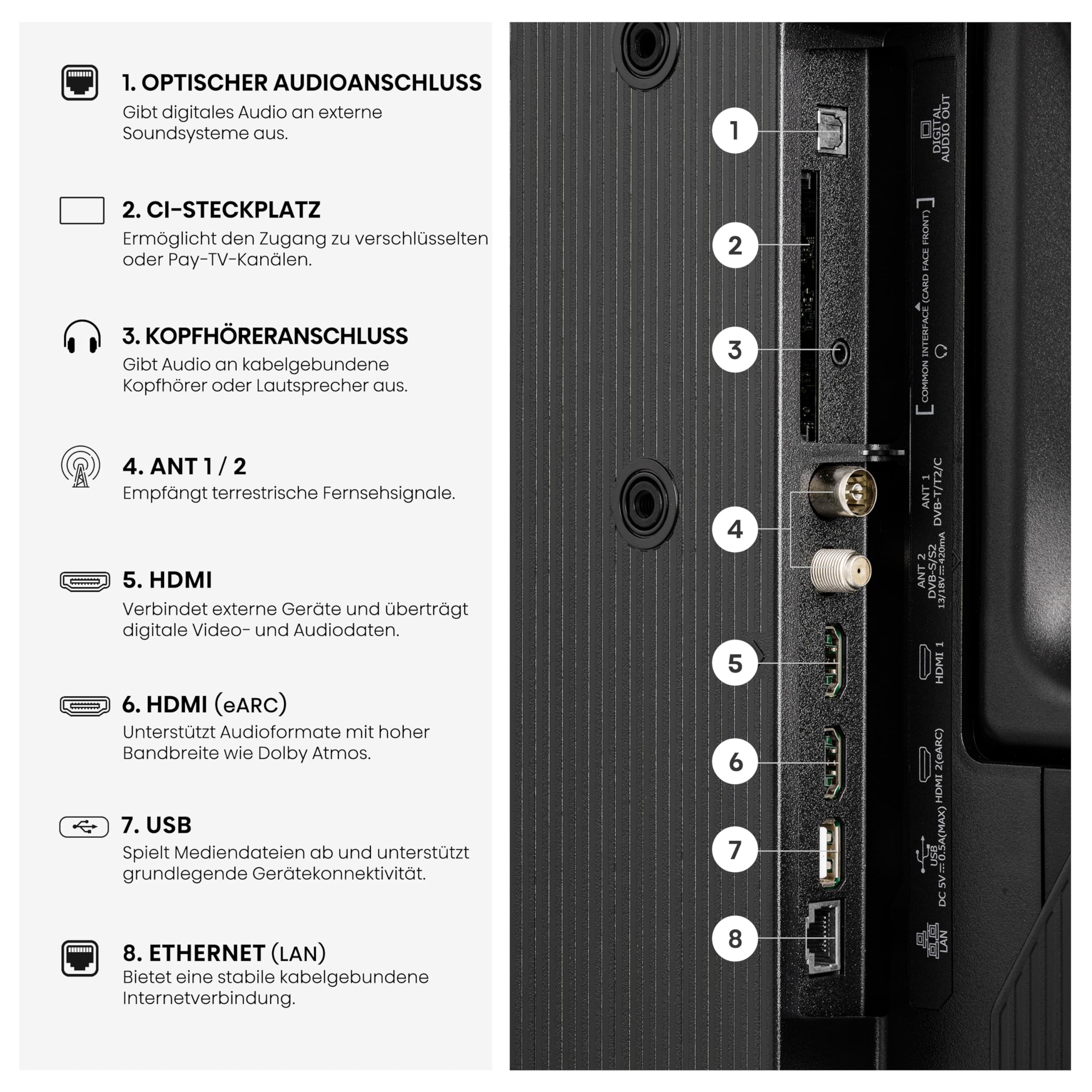 Hisense 32A5DS Fernseher 32 Zoll, FHD, QLED, Smart TV, 60Hz, Hi-QLED Colour, Dolby Atmos, Game Mode, Noise Reduction, Hohe Kontraste, Share to TV, HDR10, VIDAA OS