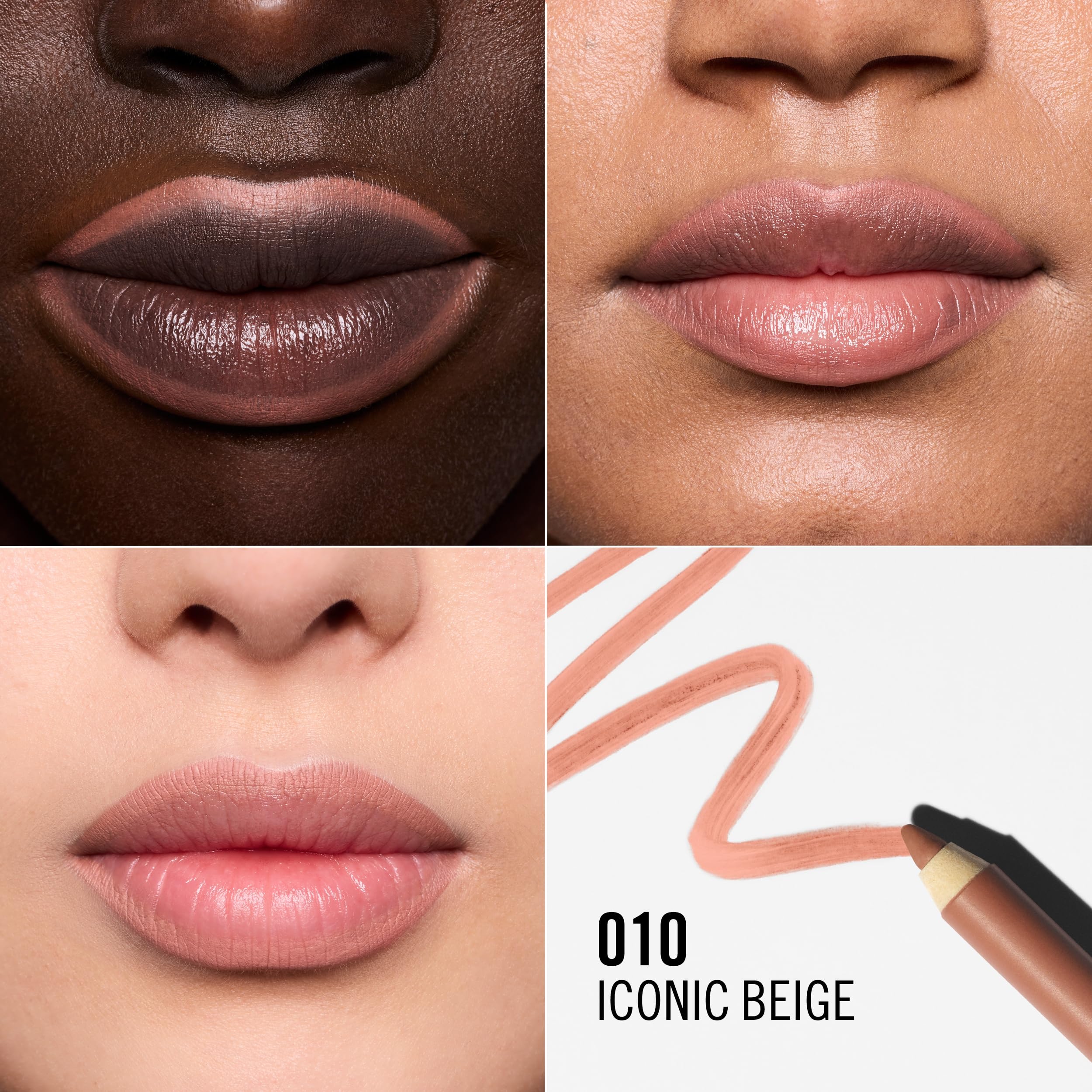 Rimmel OH MY PLUMP! Plumping Lip Liner, 010 Iconic Beige, Fuller-Looking Lips, Highly Pigmented, Ultra-Creamy Formula - Image 2