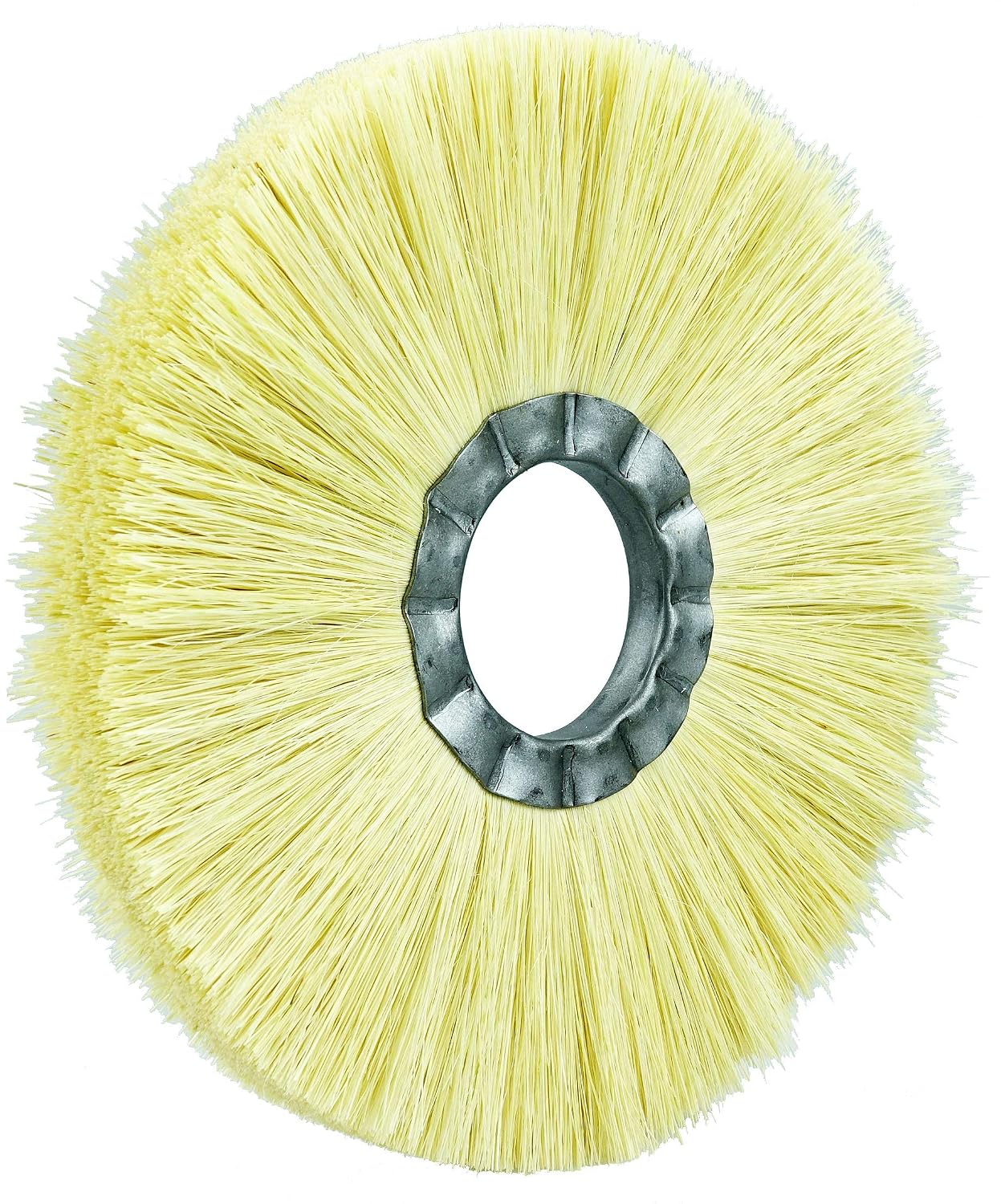 Weiler 20190 Tampico Wheel Brush, 8", 2" Arbor Hole, Made in the USA (Pack of 2)