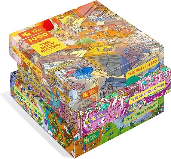 Magic Puzzles Paquete de 3 • Serie 2 • The Busy Bistro, The Crystal