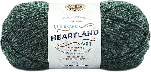 Miniatura 2 de Lion Brand - Hilo para tejer Heartland Kings Canyon, paquete de fábrica de 3 madejas (lote de tinte mismo) 136-180 con 1 bolsa para proyectos