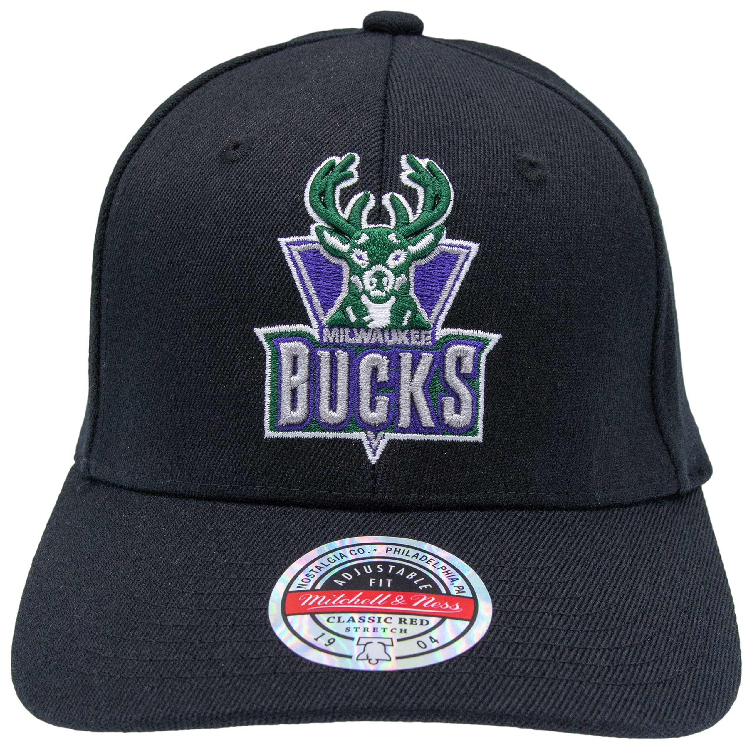 Mitchell & Ness NBA Team Logo High Crown Snapback, Black