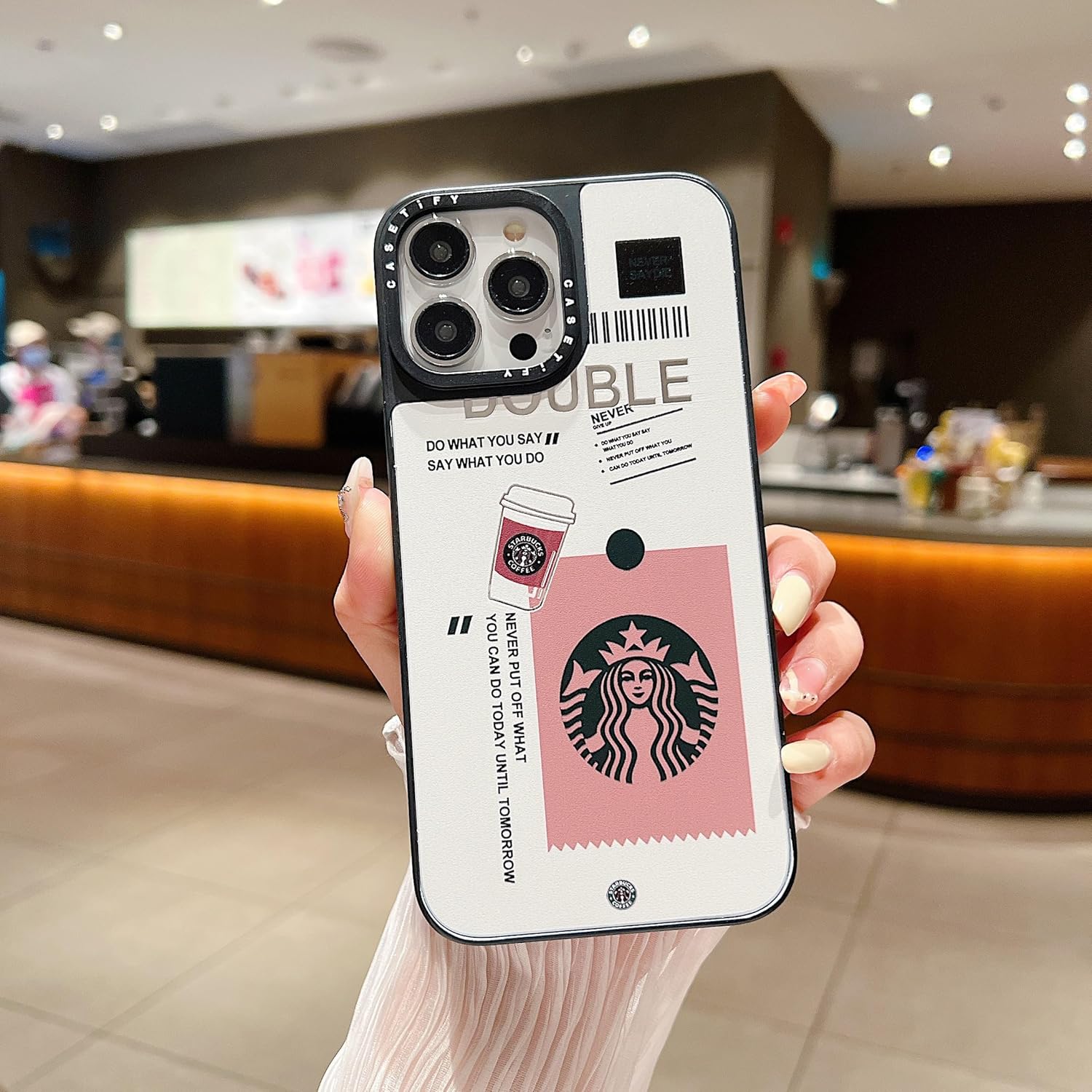 A.S. PLATINUM New Luxury Starbuck Print Design Mobile Phone Case for
