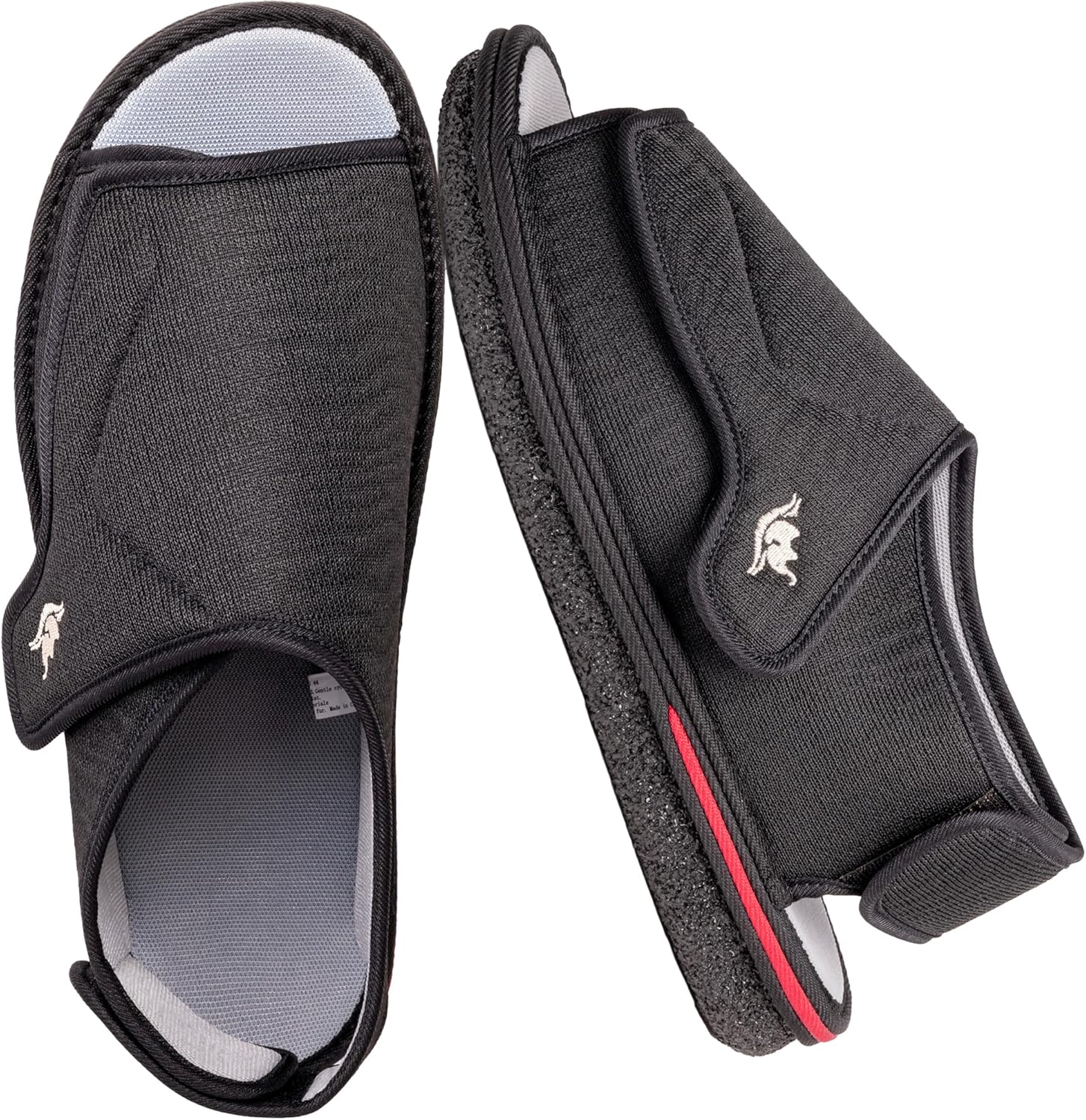Men's Wide Fit Slippers - Memory Foam Comfort
