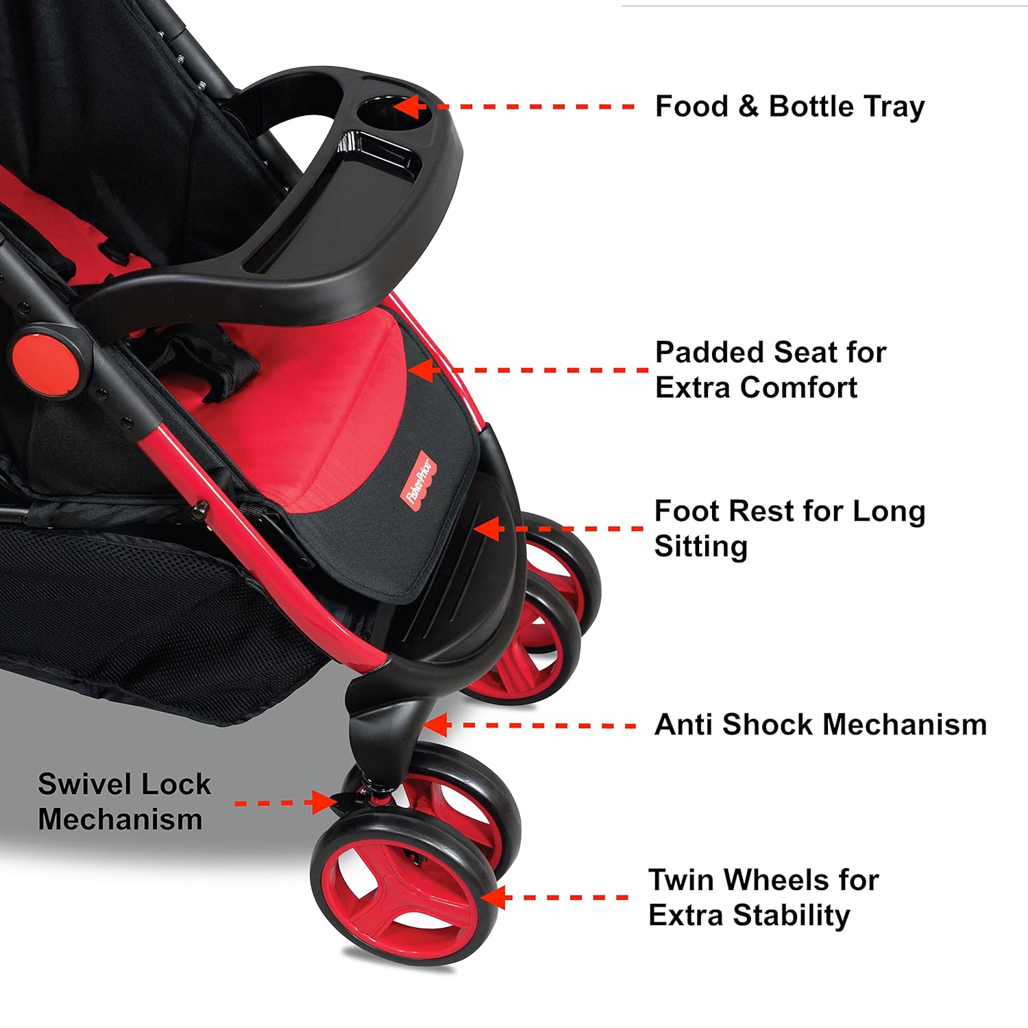 fisher price explorer stroller