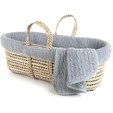 cable knit moses basket