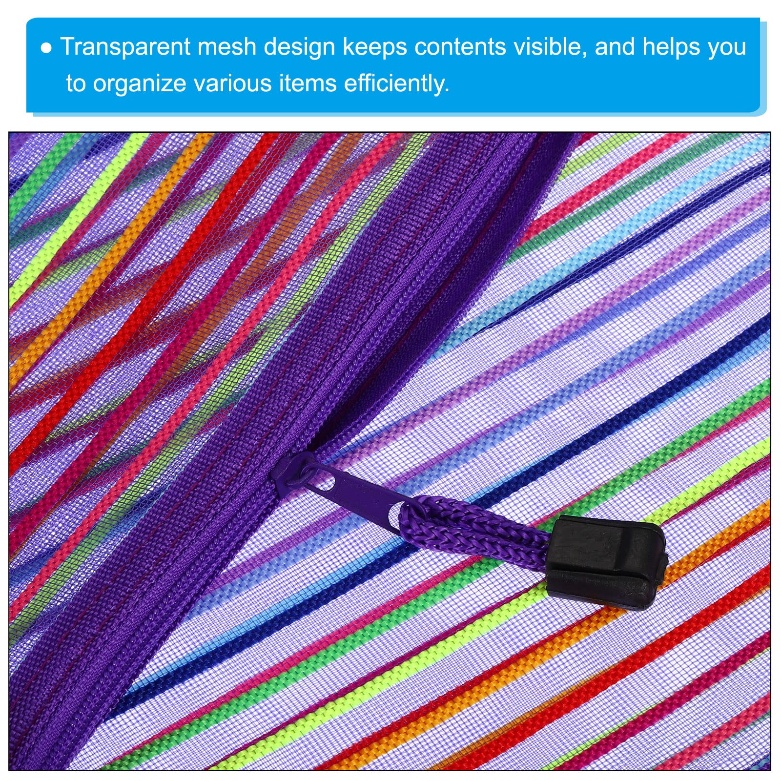 PATIKIL Mesh Zipper Pouch - Image 4