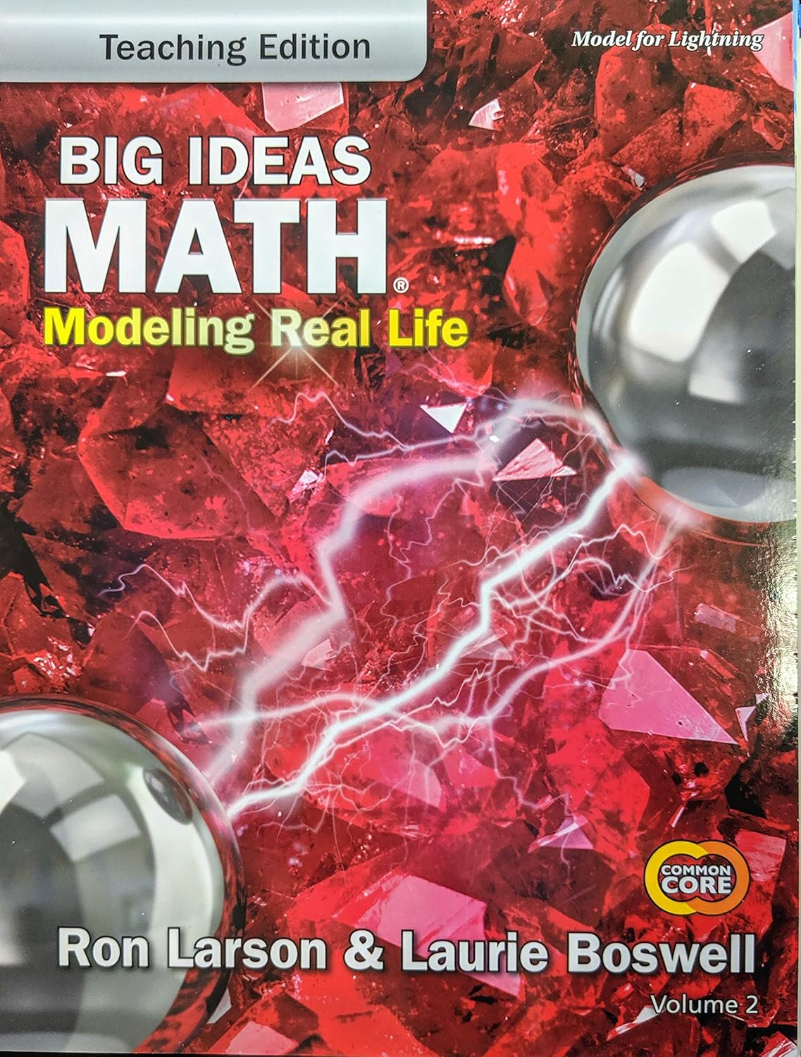 Big Ideas Math Modeling Real Life Common Core Grade 4 Teaching Edition Volume 2