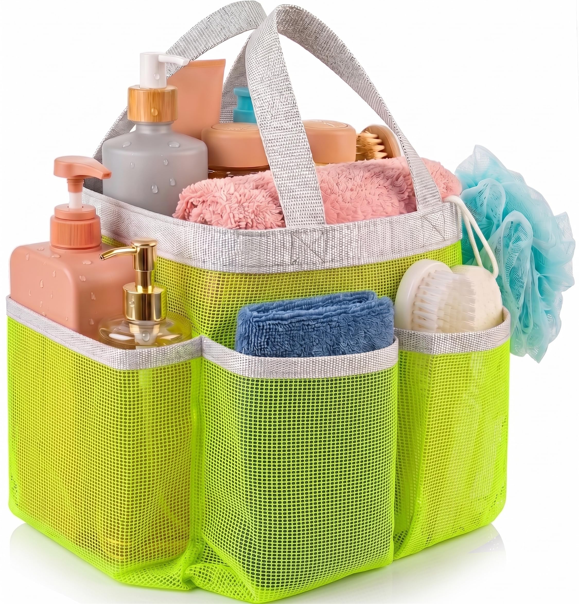 Amazon.com: Handy Laundry Mesh Shower Caddy – 7 Pocket Portable
