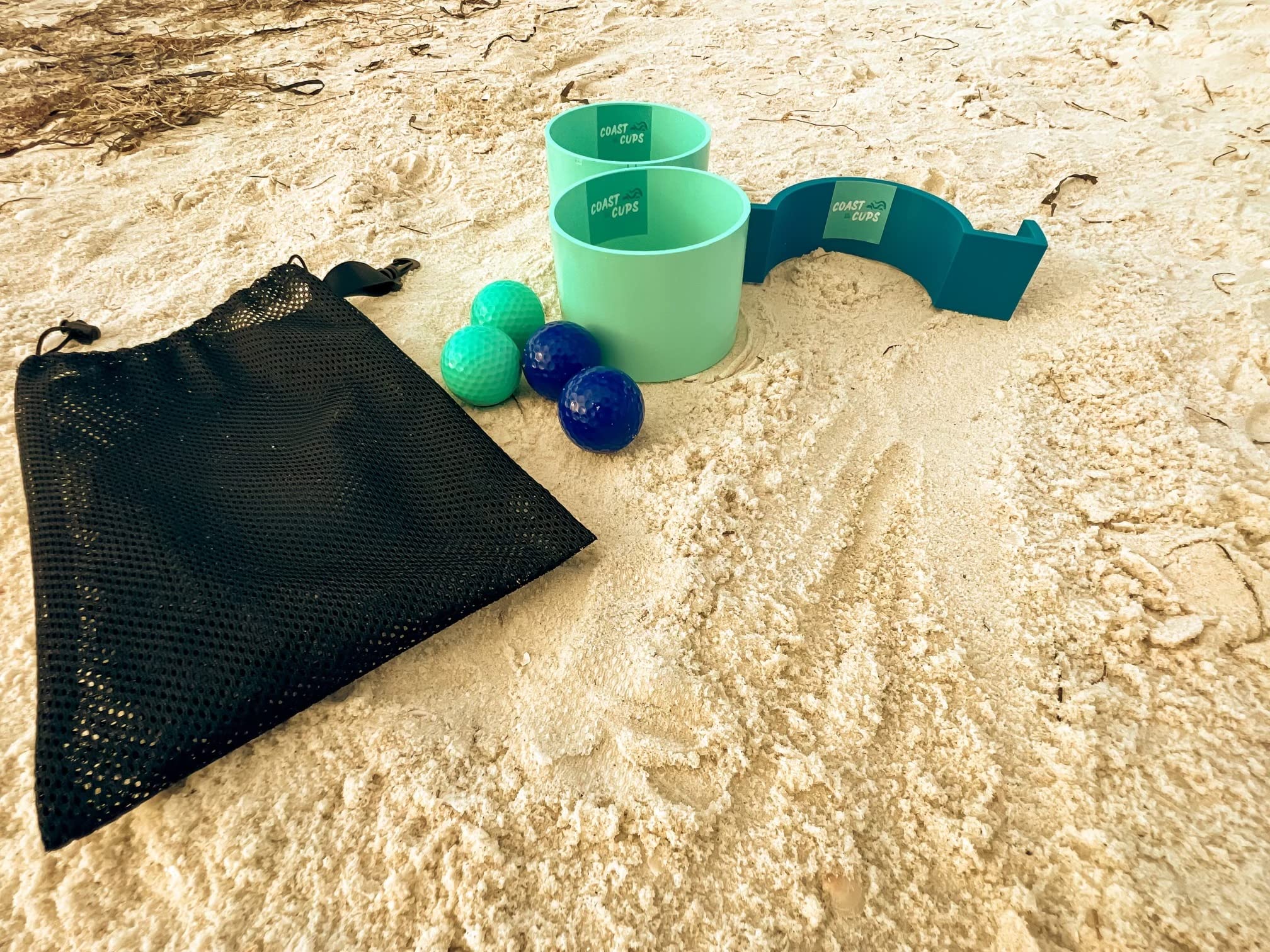 COAST CUPS Toss Game/Ultimate Beach Game/Outdoor Game for All Ages/Waterproof/Portable Fun