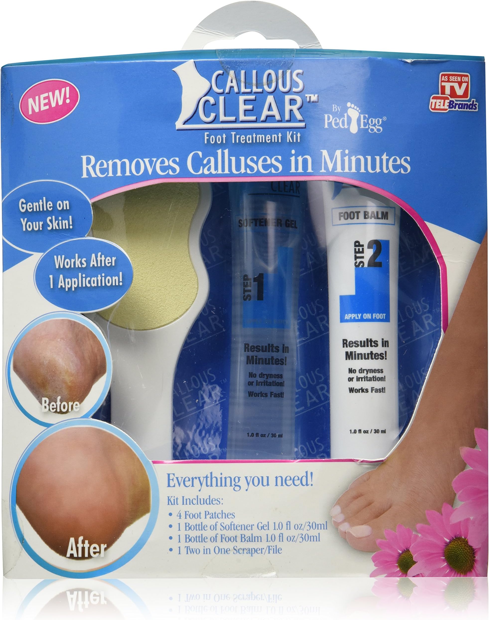 Ped Egg Callous Clear Foot Treatment Kit