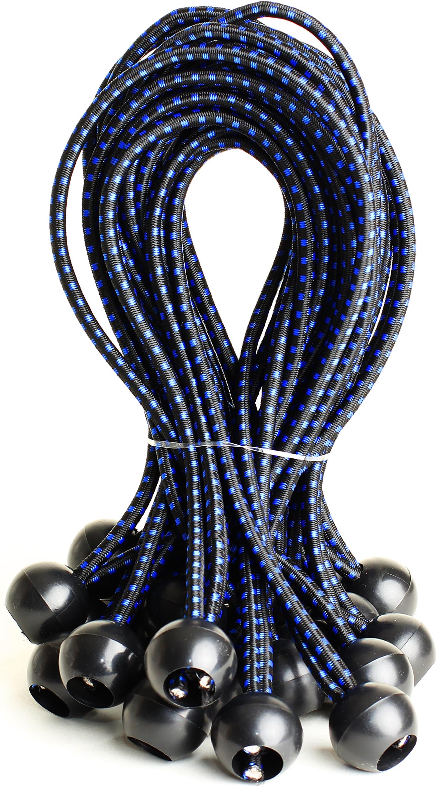 BB-11B Ball Bungee, 11-Inch, Black, 25-Piece by Kotap