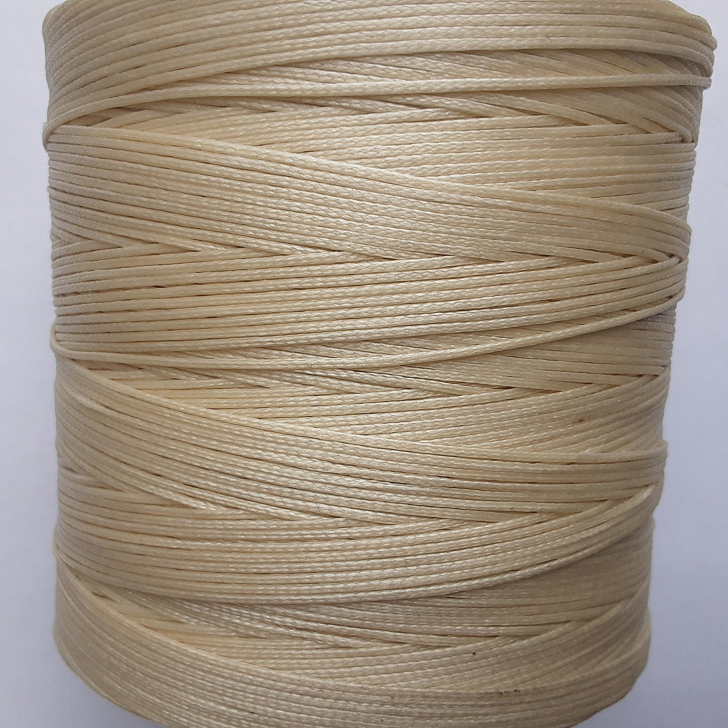 Mart-Mon Multicolor 1.5Mm Waxed Nylon Cord 20M Durable Strong Thread For Jewellery Necklace Bracelet Making, Beading, Diy Macrame Arts & Crafts (Cream)