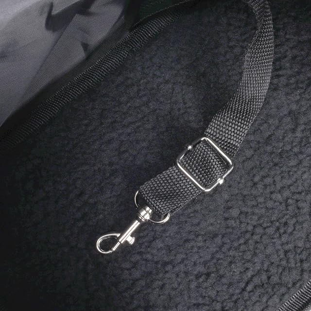 Foto 4 de 7 de Mochila para Gatos - Perros - Kanga Gris - Mochila ventral en poliéster con ventilación y Bolsillo Extra