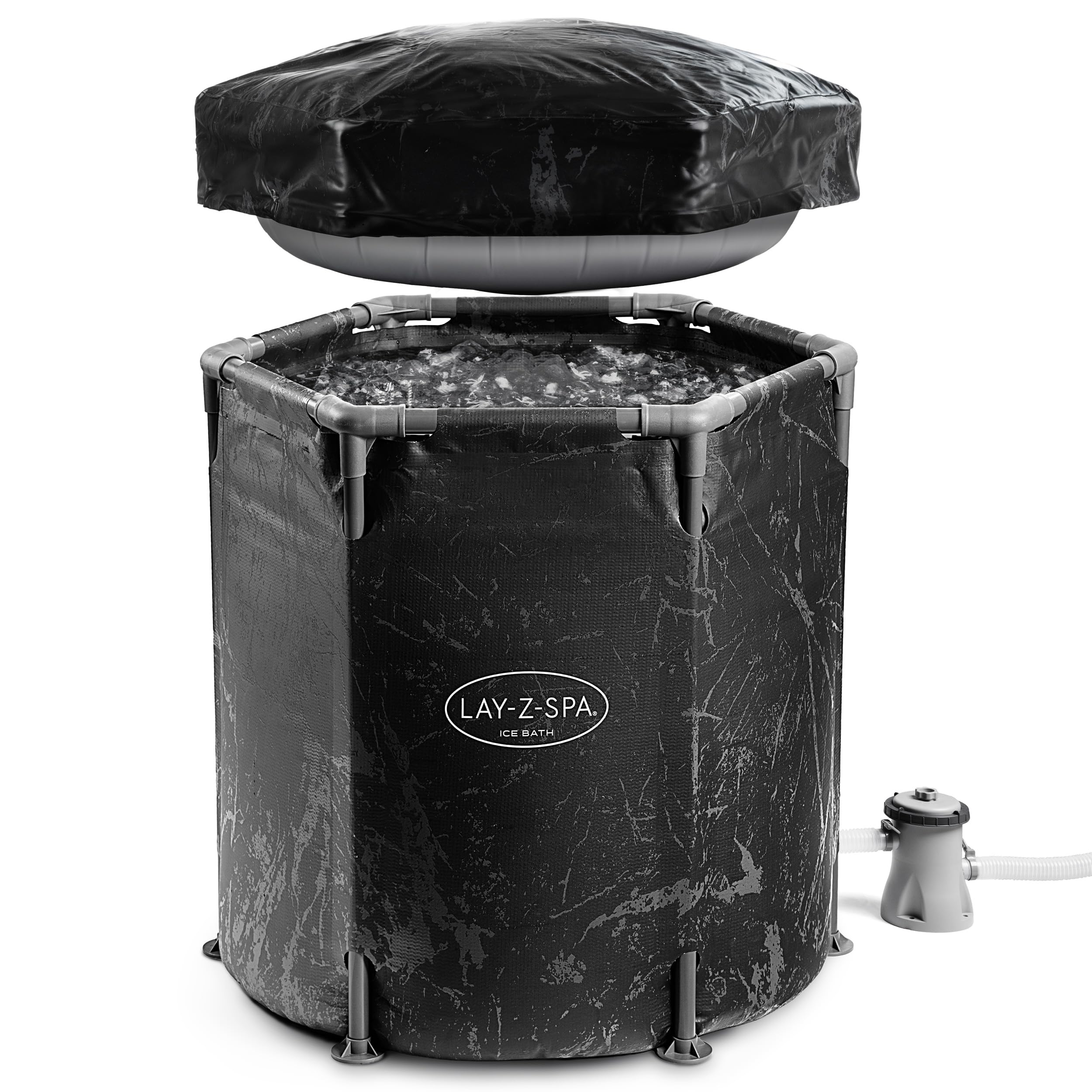 Lay-Z-Spa Glacial Dip Pod Ice Bath Cold Plunge Tub with Pump, 1 Person