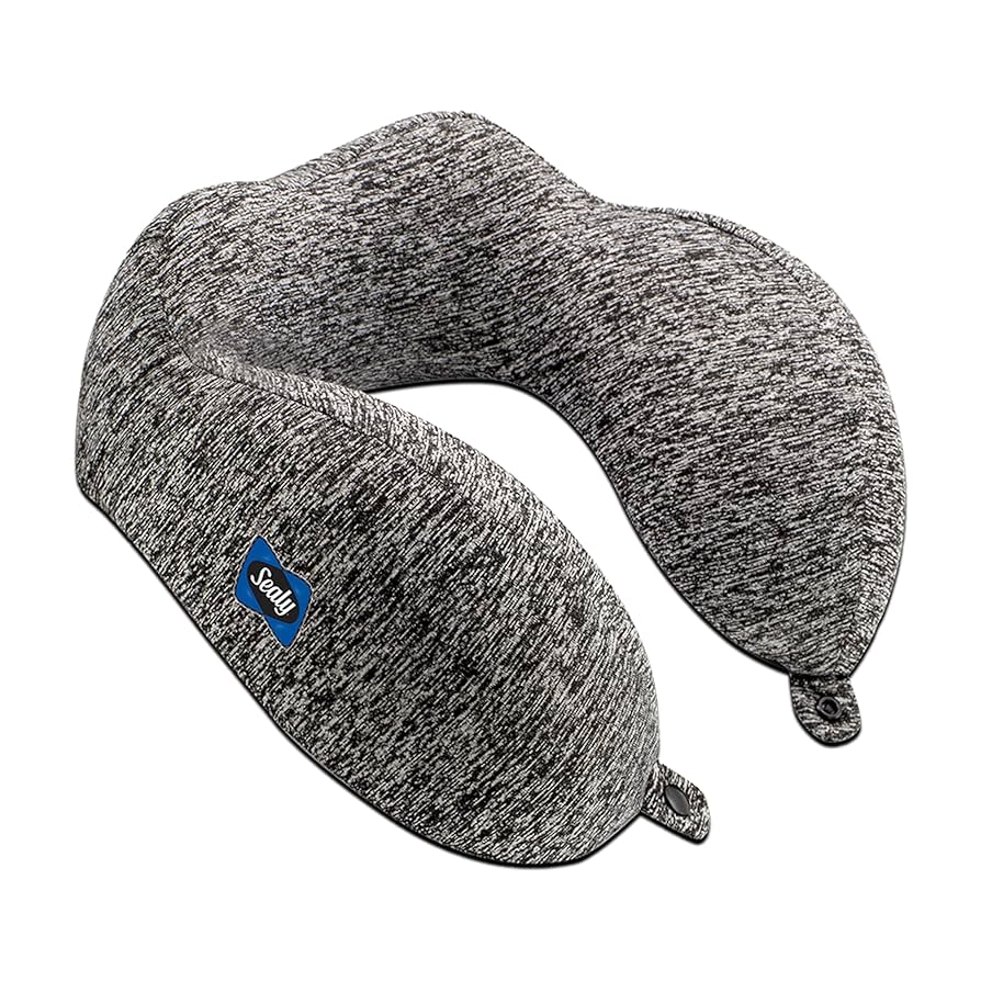♡SEALYシーリー 2WAY NECK PILLOW♡ Amazon.com: Sealy Travel Pillow – Airplane Pillow for Neck