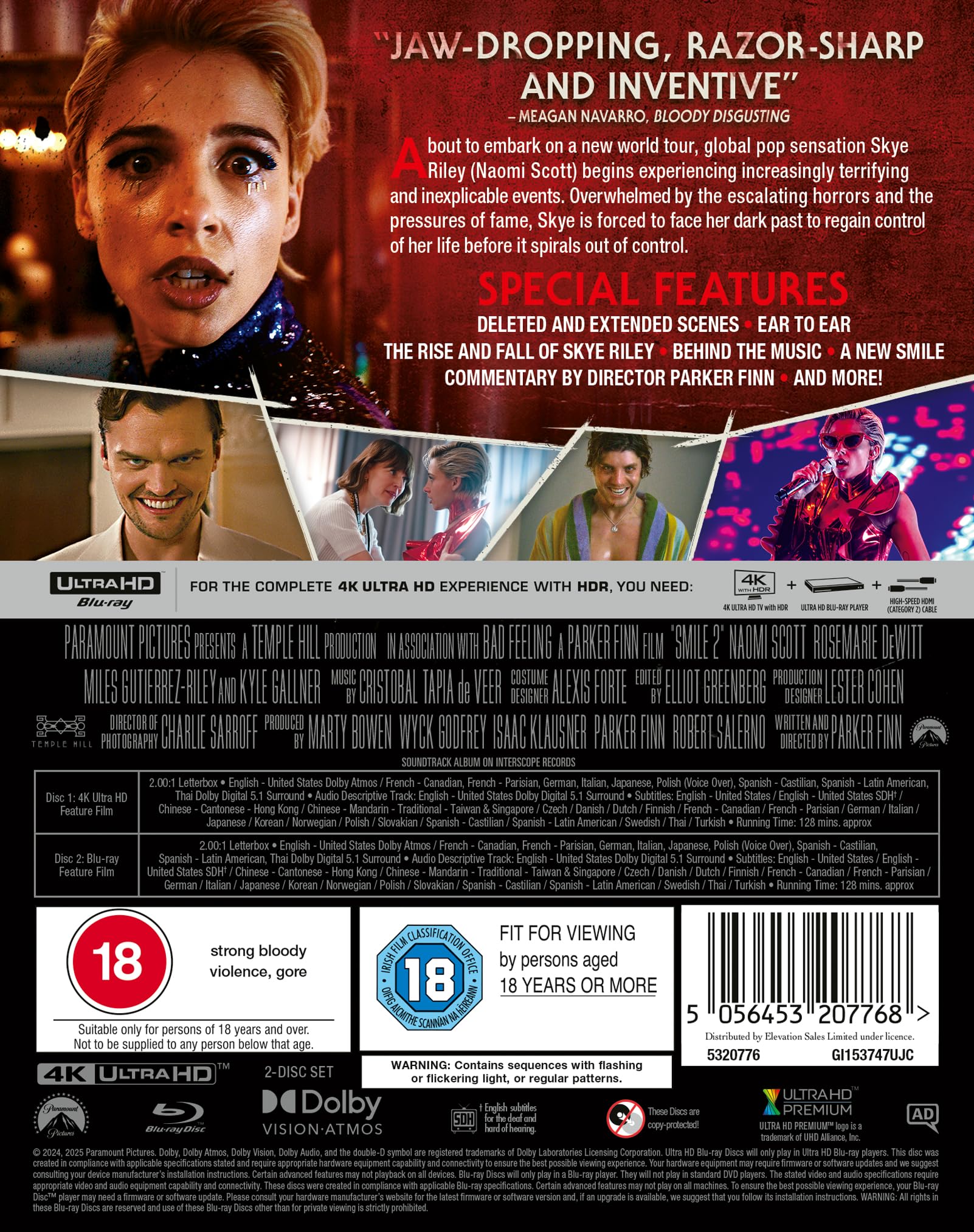 Smile 2 4K UHD Steelbook [Blu-ray] [Region A & B & C]