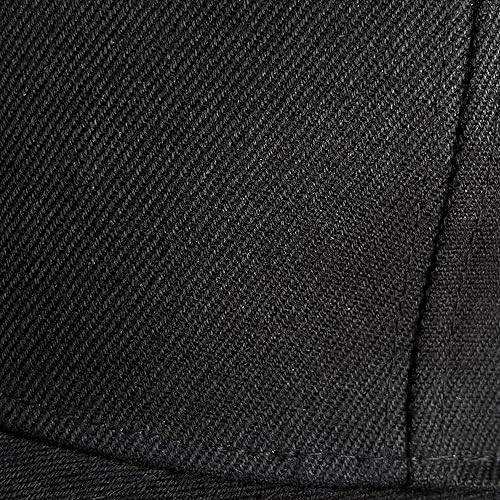 Miniatura 7 de Gorra de béisbol bordada con mano de esqueleto con dedo, divertidos sombreros de papá negros lisos para hombres y mujeres