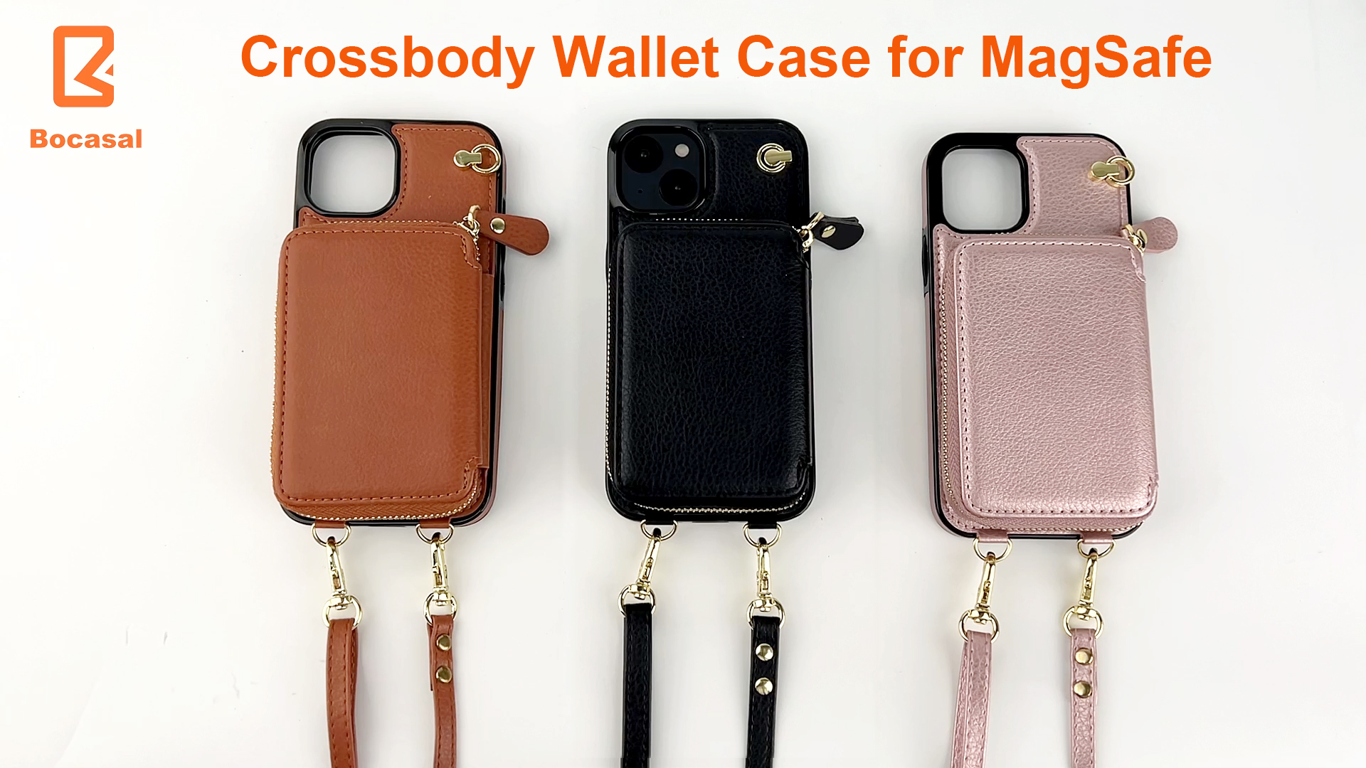 【Bocasal】iPhone13 Pro MAX ケースウォレットストラップ Amazon.com: Bocasal for MagSafe Crossbody Wallet Case