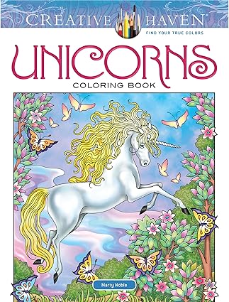 Amazon.com: Creative Haven Unicorns Coloring Book (Adult Coloring Books ...