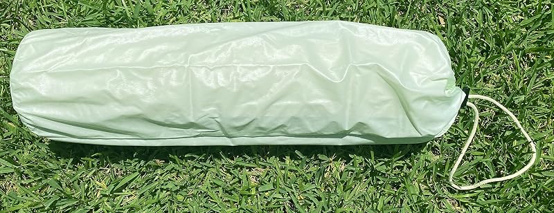 Capa impermeável Therapist’s Choice para almofada cilíndrica de maca, com cordão, 15,24 x 68,58 cm, verde — somente capa