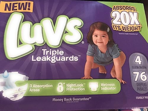 Miniatura 1 de Luvs Pañales Talla 4 76 Count