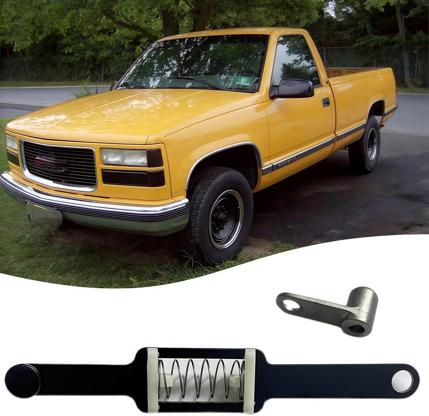 Heater A/C Control Lever Link for GM Chevrolet Cadillac GMC Pickup Replace 52487132 Defroster Valve Link