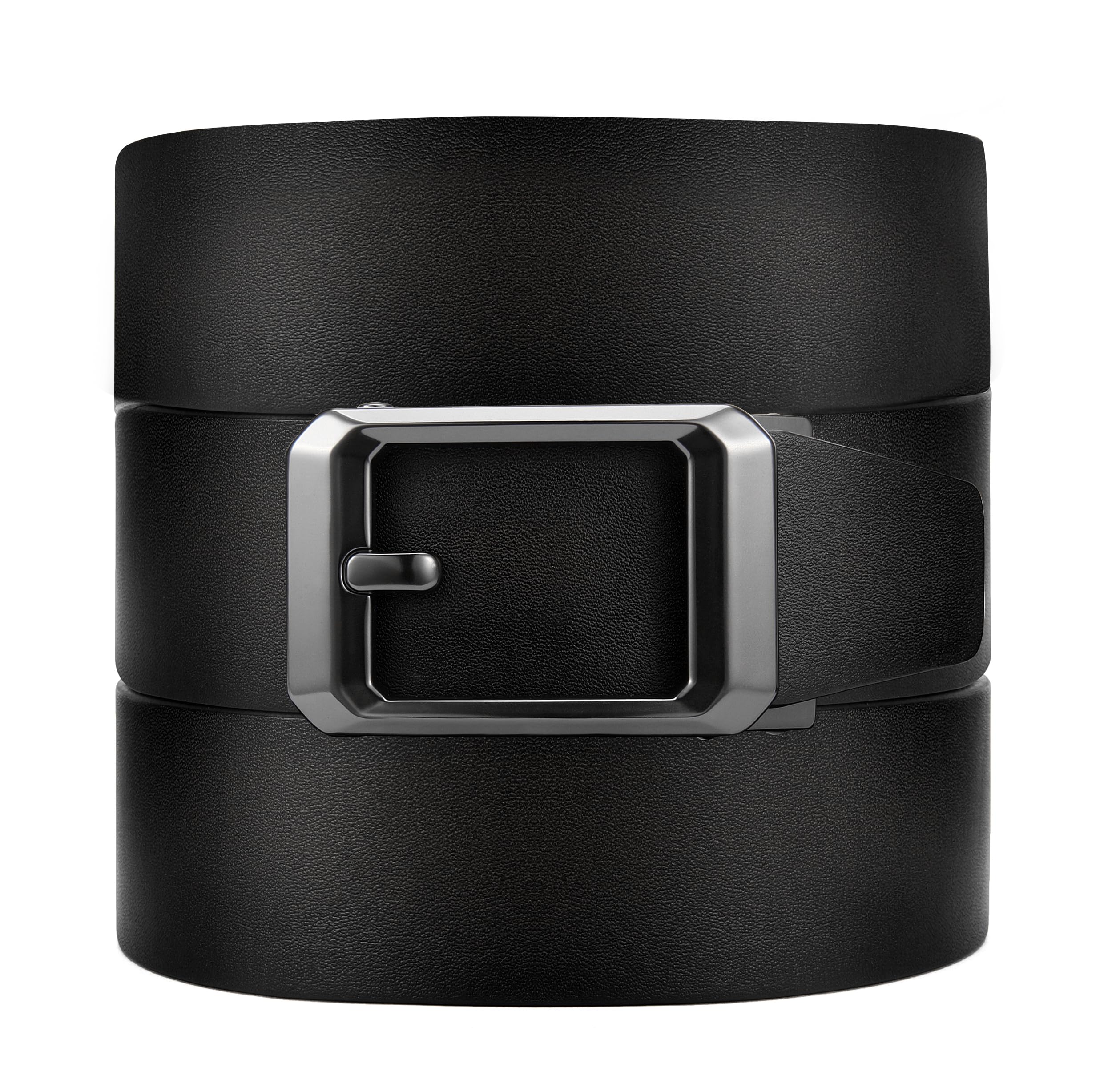 Ratchet Belts for Men - 1.5" Mens Belts Genuine Leather for Causual Jeans - Versatile Fit, Customizable Style