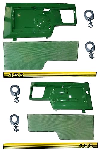 LHRH Panel LateralPantallaPegatina SetPanel Retención Clip Kit AM128982 AM128983 Se adapta a John Deere 455 Low SN