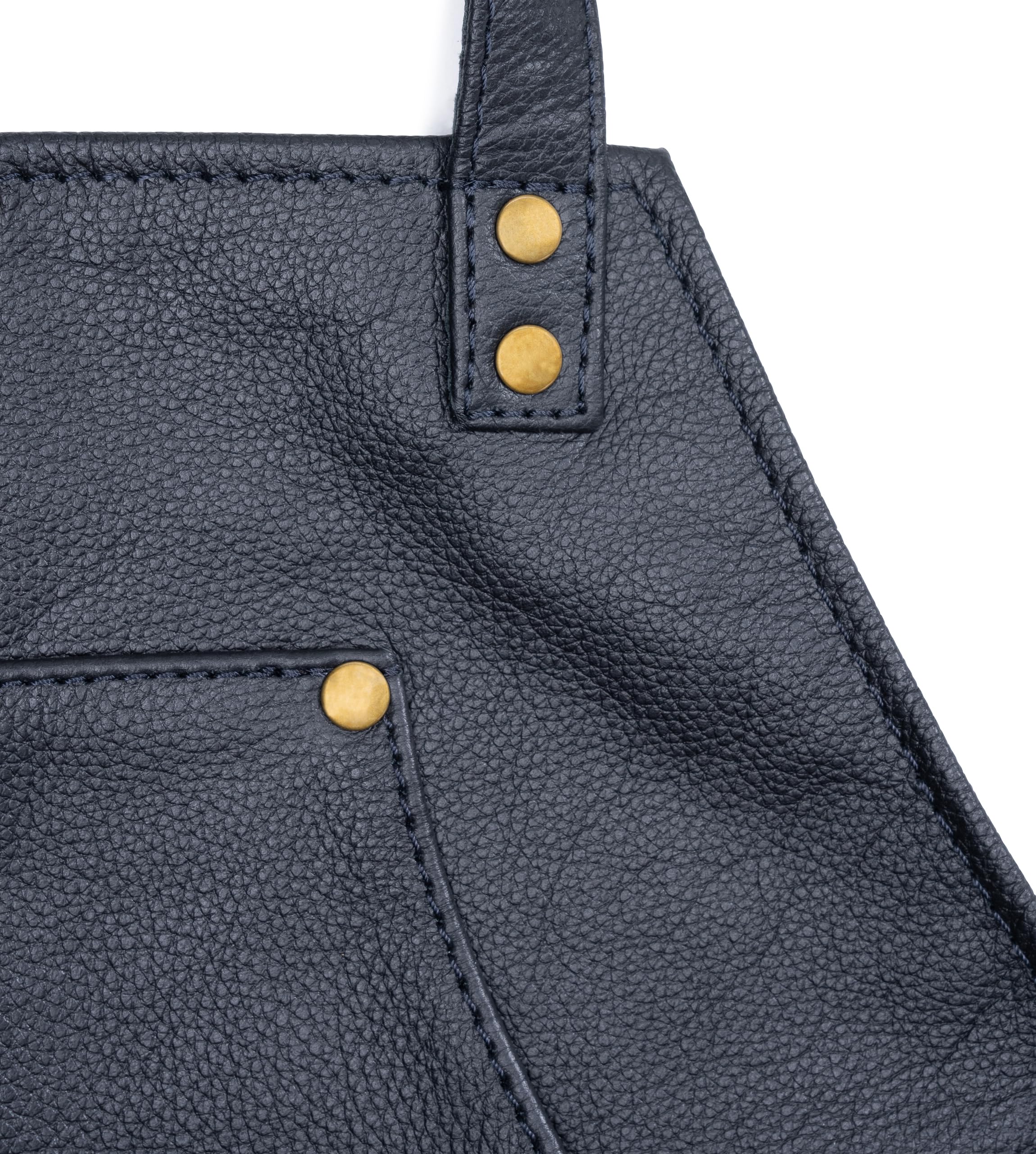 Angus Stoke Premium Lederschürze schwarz -handgefertigte 100% VollLeder Schürze für BBQ & Kochen - verstellbare Grillschürze Leder Howard