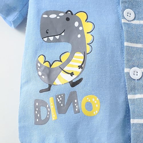 Miniatura 8 de Ropa para niños pequeños, conjunto de camisa de verano, pantalones cortos, ropa de algodón para niños pequeños