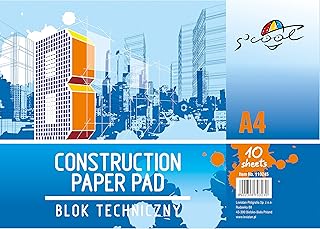 S'COOL Drawing Paper | Sketch Pad | Technical Drawing Pad (A4, 160 g/m², 10 Sheets) | Drawing Pad White | Sketch Book for Drawing