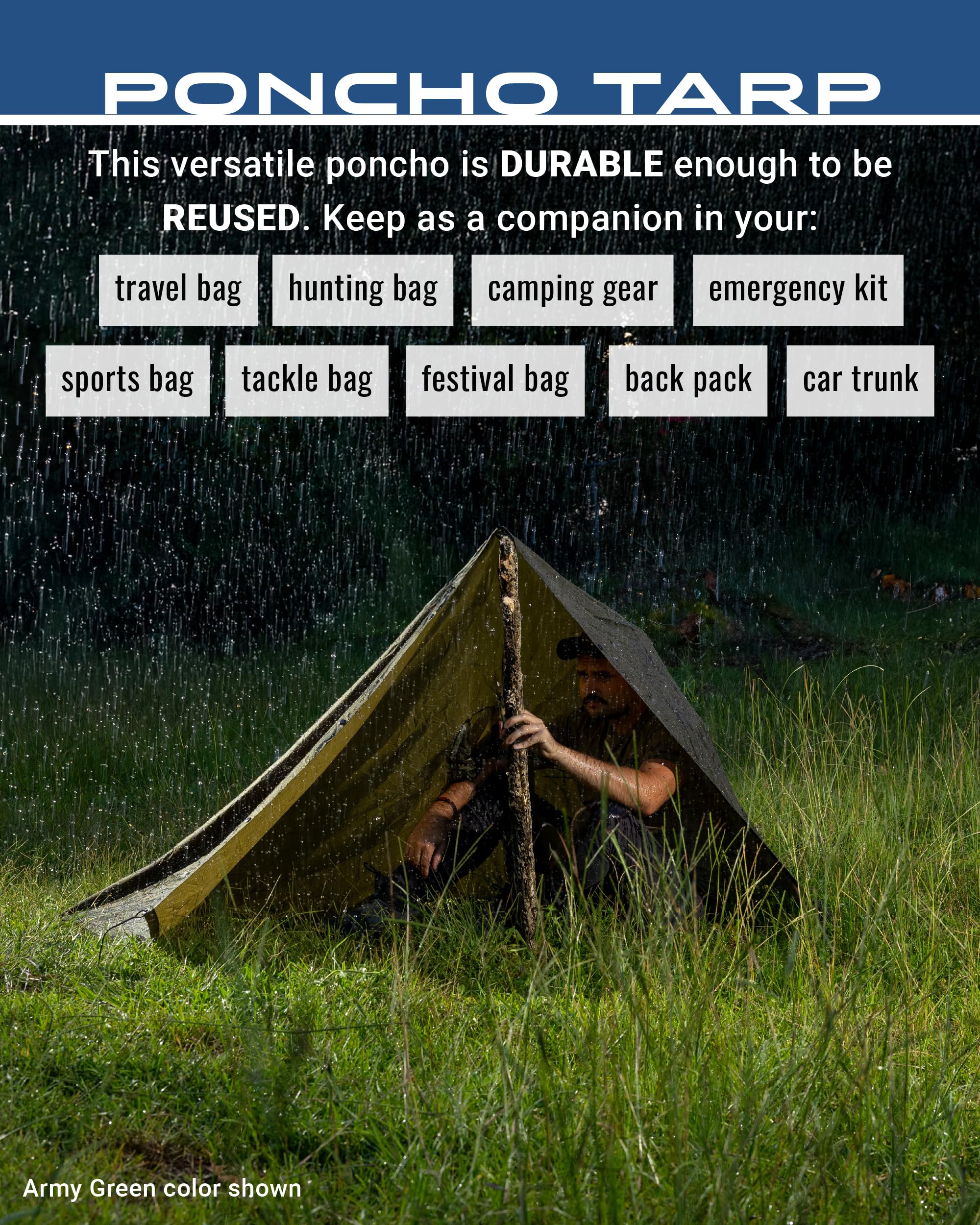 FROGG TOGGS Wodoodporna, oddychająca plandeka ponczo, Realtree Apx, Rozmiar uniwersalny