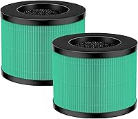 Vista 1 de MK01 Filtro de repuesto HEPA compatible con MK01, MK-06, Tolife TZ-K1, FreAire KN6391, Kloudi DH-JH01, POMORON MJ001H, MJ012H, Intelabe Paquete de 2