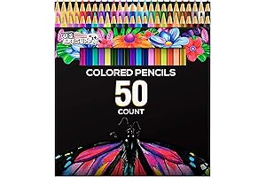 U.S. Art Supply 50-Count Colored Pencils Set: An Artist's Dream for Vibrant Coloring and Sketching