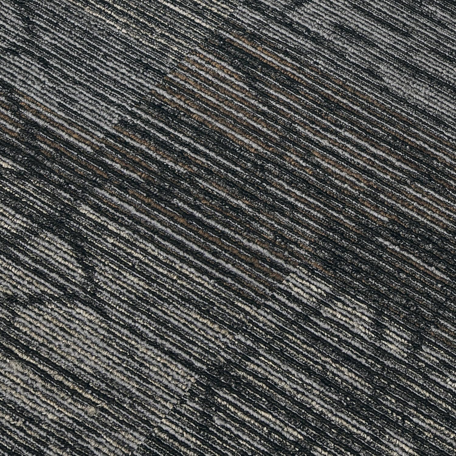 Mohawk Advance 36" x 12" Berber (Loop pile), 0.11" Pile Height, Carpet Tile, PET Fiber, Vintage Row Color, (24 Tiles), (72 sqft/carton)