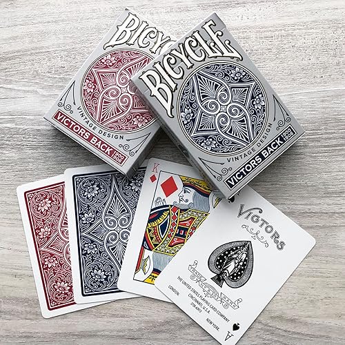 Miniatura 2 de Juego de cartas de bicicleta 6 barajas de victor paquete a granel  3 barajas rojas 3 barajas azules