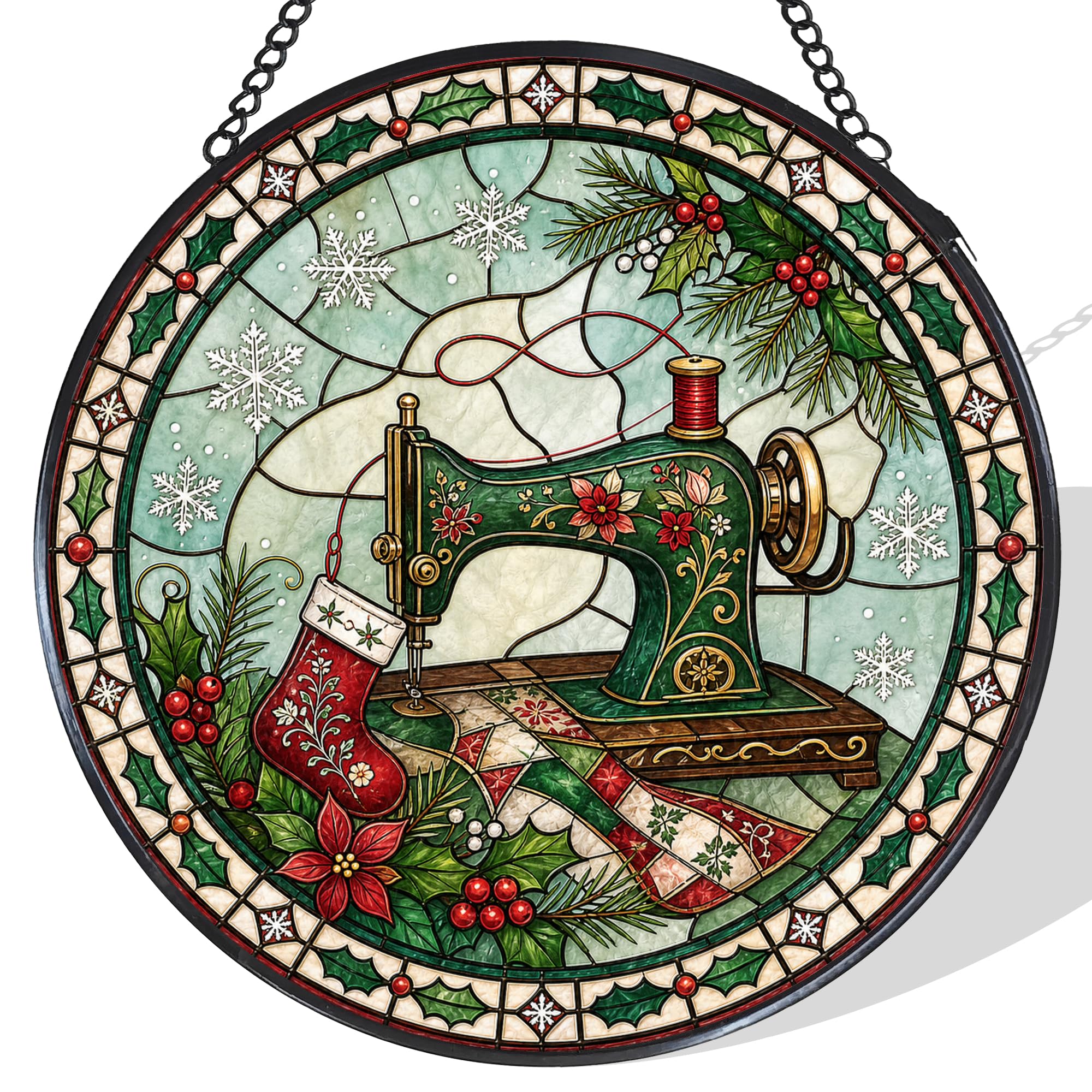 Stained Glass Sun Catcher - Sewing Gift for Quilters -15