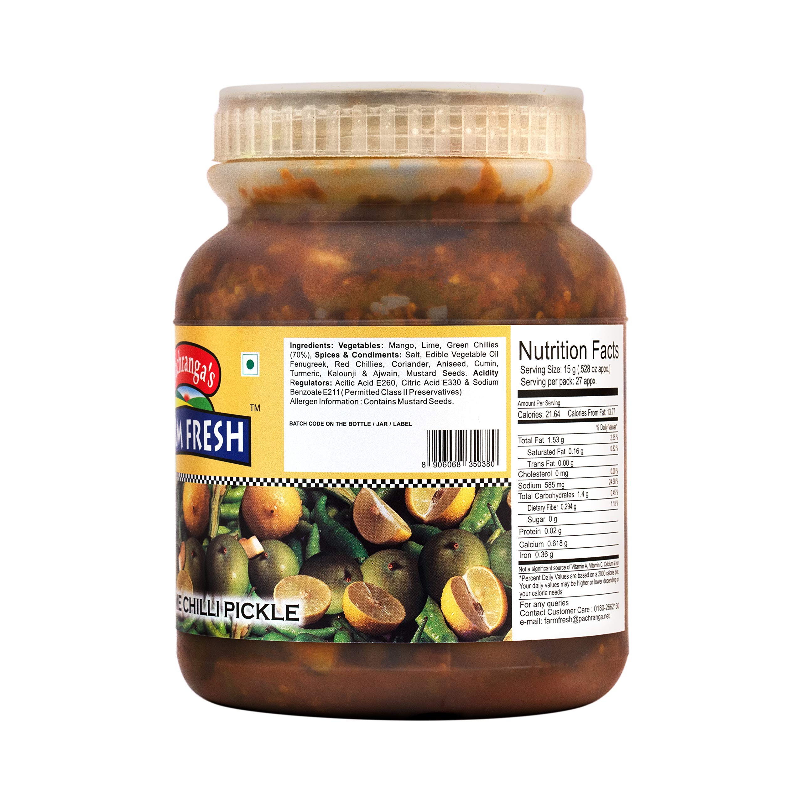 Pachranga's Farm Fresh Mango Lime Chilli Pickle 1