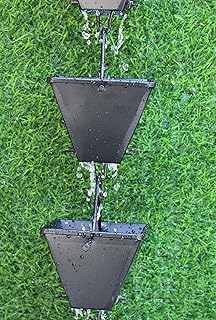 KAM Home Rain Chain Aluminium artwear with Installation kit stendard 8.5 Foot